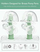 Momcozy 3 Layers Large Bottle Sterilizer and Dryer, Fast Sterilize and Dry, Universal Bottle Sterilizer for All Bottles & Breast Pump Accessories, Touch Screen & Auto-Off Bottle Sanitizer by TinyTreasures Baby Boutique