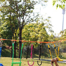 Kids Ninja Monkey Bars 2 Packs for Slackline Accessories for Slackline Obstacle Course for Backyard Attachments to Most Any Home Playground Equipment Sets by TinyTreasures Baby Boutique