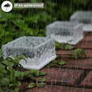 4Pcak Solar Brick Lights, Outdoor Solar Lights,-Pavers Lights,Solar Pathway Lights Outdoor Waterproof,for Garden Courtyard Pathway by GreenHaven Gardens
