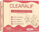 Laundry Detergent Sheets Up to 160 Loads, Magnolia - Great For Travel,Apartments, Dorms,CLEARALIF Laundry Detergent Strips Eco Friendly & Hypoallergenic - 80 Sheets by CozyNest Decor