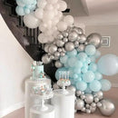130pcs Pale Aqua Balloons Different Sizes 18" 12" 10" 5" Aqua Blue Latex Balloon Garland Arch Kit for Birthday Baby Shower Graduation Wedding Gender Reveal Anniversary Party Decorations by CozyNest Decor