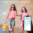 Waterproof Airtag Bracelet Kids,Cute Cartoon Silicone Hidden Airtag Wristband Kids,Anti-Lost Apple Airtag Holder Case for Toddler,Airtag Case Watch Band Tracker for Child-Purple by TinyTreasures Baby Boutique