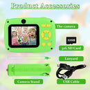 SUZIYO Kids Video Camera with Stand, Best Christmas Birthday Gifts Toys for Children, Toddlers Selfie Digital Camcorder 1080P 2.4 Inch HD for Age 4-9 Years Old Boys Girls with 32G SD Card, Green by TinyTreasures Baby Boutique