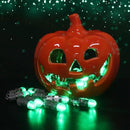 SumDirect Pack of 12 LED Mini Non-Blinking Lights for Paper Lanterns Balloons Floral Wedding Halloween Christmas Party Decoration Centerpieces (12, Green) by GreenHaven Gardens
