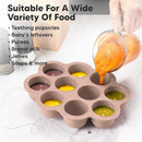 KeaBabies Silicone Food Freezer Trays with Lid, 2oz x 10 Pods Baby Food Storage Containers, Easy Puree Meal Prep, Breast Milk Silicone Freezer Molds, Dishwasher,Microwave Safe,BPA-Free Tray(Dusk) by TinyTreasures Baby Boutique