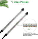 Grow Lights for Indoor Plants, 4 Heads Full Spectrum LED Plant Lamps with Clips and 10 Feet Cables for Seeding Growing(2 Pack) by GreenHaven Gardens