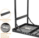Camping Table Grill 4 Height Adjustable Small Folding 2FT Foldable Picnic Portable Grill Stand Mesh Outdoor Beach BBQ RV Black by GreenHaven Gardens