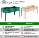 Land Guard Galvanized Oval Large Metal Raised Garden Bed with Legs for Vegetables (Green) by CozyNest Decor
