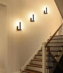Joosenhouse Modern LED Wall Sconce Dimmable Wall Mounted Lamp Set of 2, Black 3000K Warm White Wall Lamp, Hardwired Bathroom Vanity Light, Indoor Wall Lights for Hallway, Bedroom, Study, Living Room. by CozyNest Decor