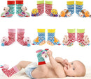 BLOOBLOOMAX Sock rattles for Babies 0-24 Months Baby Animal Foot Finder Educational Toys by TinyTreasures Baby Boutique