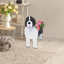 Newfoundland Dog Planter Plant Pots,Cute Garden Dog Flower Planter,Dog Planters Birthday Gifts for Women,Office,Indoor/Outdoor Decor（9.45 * 6.77 * 13.99in） by GreenHaven Gardens