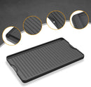 AJinTeby 2-in-1 Reversible 16” x 24” Pre-Seasoned Cast Iron Cooking Griddle for Gas Stove/Charcoal/Electric/Propane/Gas Grill, Flat Griddle Top Plate for Camping Tailgating by GreenHaven Gardens