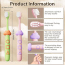Kids Toothbrushes 8 Pack,Soft Bristle Toothbrush for Toddlers 2-12 Years Old, Cute Multicolor Boys Girls Toothbrushes,Clean Kids Teeth Bristles Not Easy to Shed by TinyTreasures Baby Boutique