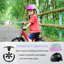 Kids Bike Helmet Set Adjustable for Children, Boys, Girls and Teenagers Aged 3-8 Years Includes Elbow, Knee, Wrist Guards Children's Helmet Protection Set for Bikes SkateboardsRollerskates by TinyTreasures Baby Boutique