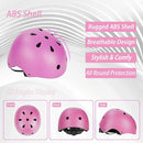 Kids Bike Helmet Set Adjustable Helmet for Ages 3-15 Kids Toddler Boys Girls Youth, Multi-Sport Bicycle Skateboarding Football Rollerskating Scooter Rollerblade Balance Bike Helmets by TinyTreasures Baby Boutique