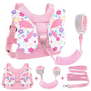 Accmor Toddler Harness Leash, Cute Butterfly Kids Leash + Anti Lost Wrist Link for Outdoor Travel, Adorable Child Walking Harness Wristband Assistant Strap Belt Keep Kids Close for Baby Boys Girls by TinyTreasures Baby Boutique
