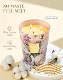 M&SENSE Moonlight Tuberose Large Candles for Home Scented, Natural Soy Long Lasting Slow Burning Candle 35oz 150 Hours Burn, Organic Relaxing Aromatherapy Candle Appreciation Gift for Women by CozyNest Decor