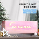 FEISIKE Crib Mobile for Girls Baby Mobiles with 3 Modes Digital Music Box（Turn Only, Music Only, Turn & Music, 35 Lullabies, Pink Elephant Nursery Mobile, Clamp Type, Pretty Box Packaging by TinyTreasures Baby Boutique