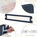 HONEY JOY Bed Rail for Toddlers, Extra Long, Foldable Portable Swing Down Safety Bed Guard Rail, Toddler Bed Rails for Crib, King Queen Full Twin Size Bed Mattress (Gray, 1 Pack, 71 Inch) by TinyTreasures Baby Boutique
