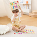 GRINNNIE Toddler Puzzle for 1 2 3 Years Old, Wooden Alphabet Number Peg Puzzles for Preschool Toddlers Age 2-4, Great Learning Puzzle Toy 1st Birthday Gift for Girls Boys by TinyTreasures Baby Boutique