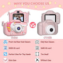Kids Camera Toys for 3 4 5 6 7 8 9 10 11 12 Years Old Boys/Girls, Kids Digital Camera for Toddler with Video, Birthday Festival for Kids, Selfie Camera for Child, 32GB TF Card by TinyTreasures Baby Boutique