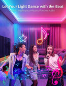 SLNR05 Dotless COB Smart Bluetooth RGB Neon LED Strip Light 8mmx12mm DC24V 2.2W/ft IP65 Outdoor Rated Dimmable Low Voltage Silicone Strip Light with Mounting Clips and Screws by Kings Outdoor Lighting