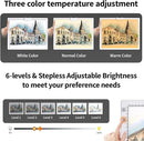 Rechargeable A3 Diamond Art Light Board,Light Pad with Stand and Clip,3 Colors Stepless Dimmable and 6 Levels of Brightness Light Box for tracing,Diamond Painting,Drawing,Sketching(White) by TinyTreasures Baby Boutique