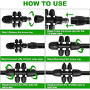 Drip Irrigation System Kit,100FT Adjustable Drip Watering Plant System with 5/16" and 1/4" Irrigation Tubing Hose,Drip Emitters,Lock Barbed Tee Fittings for Garden and Raised Beds,Greenhouse,Yard,Lawn by GreenHaven Gardens