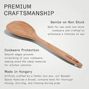 Made In Cookware - Wooden Spoon - Handcrafted for Thorough Mixing and Gentle Cookware Care - Crafted in Hungary by CozyNest Decor