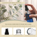 Clear Glass Small Spray Bottles 2 oz 48 Packs,Fine Mist Sprayer Pretty Finish,Refillable Containers mini spray bottles for Cleaning Solutions and Skin Care (Clear 48Pack) by GreenHaven Gardens