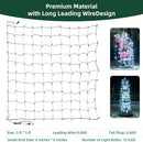 Led Net Lights Christmas Lights Outdoor White Christmas Net Lighting with 121Led Mini Globe Lights 5ftx5ft, Outdoor Indoor Fairy Mesh Net Lights for Christmas Trees, Bushes, Shrubs Decorations by GreenHaven Gardens