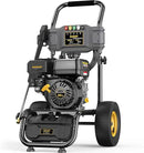 BLUBERY 3500 PSI Gas Pressure Washer, 2.6 GPM Heavy Duty High Power Washer, 30Ft Pressure Hose&Soap Tank,5 Pressure Nozzles,Black by GreenHaven Gardens