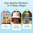 BugMD Squito Stickers Mosquito Repellent Patch Stickers for Kids (390 Patches), Safe & Effective Insect Repellent Patches for Toddlers, Kids, Camping, Beach & Outdoor Essentials by TinyTreasures Baby Boutique