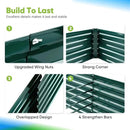 Quictent Galvanized Raised Garden Bed Metal Planter Box Bottomless for Backyard Outdoor, Include 1 pc Tomato Cage, Dark Green, 6x3x2 Ft by GreenHaven Gardens