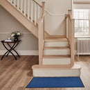 Heavy Duty Entrance Mats, Indoor and Outdoor Durable Rubber Door Mat, Easy Clean Waterproof Anti-Slip Doormat, Low Profile Floor Front Doormat Rugs for Entryway, Patio, Garage 60" x 35" Blue by GreenHaven Gardens