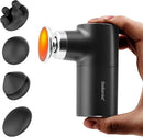 Mini Massage Gun Deep Tissue, Portable Hand Held Massager Gun with Heat, Portable Percussion Muscle Massager with 4 Massage Heads for for Dad, Office, Home, Athletes by CozyNest Decor