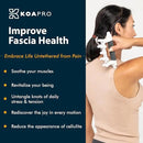 KOAPRO Facia Blaster Fascia Massage Tool for Myofascial Release - Manual Trigger Point and Deep Tissue Sore Muscle Relief, Holistic Fascia Health, Cellulite Massager Tool for Legs, Neck, Back and more by CozyNest Decor