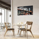 RyounoArt New York City Pictures Wall Art NYC Skyline Canvas Paintings Brooklyn Night Cityscape Prints Wall Decor Framed 20x36 Inch by CozyNest Decor