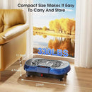 Vibration Plate Exercise Machine, 180 Speed Levels Vibration Plate for Lymphatic Drainage, Whole Body Workout Vibrating Fitness Platform, Effective for Weight Loss, Shaping, Toning & Wellness by CozyNest Decor