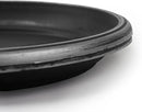 9" Decorative Heavy Duty Tray/Saucer (2 Pack) Rustic Medieval/French Country Look, Pot/Planter Base for Indoor/Outdoor Decor (9 inches, Silver) by GreenHaven Gardens