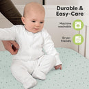 KeaBabies 2-Pack Organic Crib Sheets for Boys, Girls - 52x28 Fitted Crib Mattress Sheet Neutral, Breathable Jersey Cotton Cover for Baby Bed, Toddler Mattress, Soft & Cute Prints (Bunnies) by TinyTreasures Baby Boutique