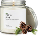 1OAK Soy Wax Candles (Fresh Pine) - Pine Candle - Soy Candles for Home Scented - Long Burning Premium - Hand-Poured (7oz.) by CozyNest Decor