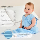JELLYMONI Baby Sleep Sack 6-12 Months 100% Cotton Wearable Blanket, 0.5 TOG Soft Lightweight Toddler Sleeping Sack 3 Pack 2-Way Zipper Newborn Sleep Sacks by TinyTreasures Baby Boutique