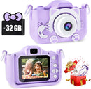 Kids Camera Toys for 3 4 5 6 7 8 9 10 11 12 Years Old Boys/Girls, Kids Digital Camera for Toddler with Video, Birthday Festival for Kids, Selfie Camera, 32GB TF Card by TinyTreasures Baby Boutique