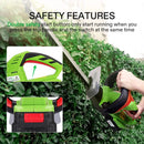 VIVOSUN 20" Cordless Hedge Trimmer, 20V Electric Bush Trimmer, 1400 RPM Shrub Trimmer, Dual-Action Laser Blade, 3/5" Cutting Capacity, Lightweight & Compact, 2Pcs Batteries and Fast Charger Included by GreenHaven Gardens