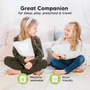 Mini Toddler Pillow with Pillowcase - 9x13 My Little Dreamy Travel Kids Pillow for Sleeping, Toddler Bed, Small, Tiny, Organic Cotton Pillowcase, Soft & Breathable, Kids 2-4 Years Old (French Gray) by TinyTreasures Baby Boutique