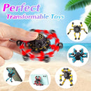 Transformable Fidget Spinners for Kids and Adults Stress Relief Sensory Toys for Boys and Girls Fingertip Gyros for Kids Classroom Birthday Party Favors by TinyTreasures Baby Boutique