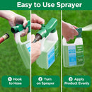 Maximum Green & Growth Fertilizer High Nitrogen 28-0-0 Liquid Lawn Food Spray Spring & Summer- Any Grass Type- Simple Lawn Solutions - Concentrated Quick & Slow Release Attached Sprayer (32 Ounce) by GreenHaven Gardens