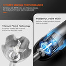 MegaWise Pro Titanium Reinforced 3-in-1 Immersion Hand Blender, Powerful Copper Motor with 80% Sharper Blades, 12-Speed Corded Blender, Including Dish Washer Safe Whisk and Milk Frother by TinyTreasures Baby Boutique