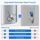Waterdrop 2.25G Gravity-fed Water Filter System, with Silver Ions Enhanced Filtration with 2 Black Carbon Filters and Metal Spigot by CozyNest Decor